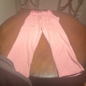 wornbyreza double waisted baggy sweatpants